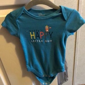 All four onesies sold as set.